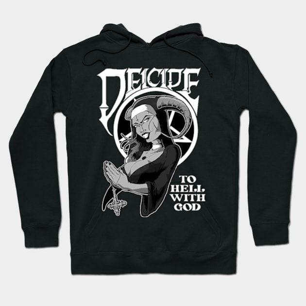 Deicide - To hell with god Hoodie by CosmicAngerDesign